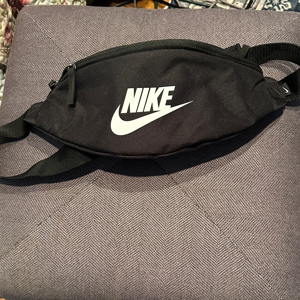 Nike Black and White Belt Bag